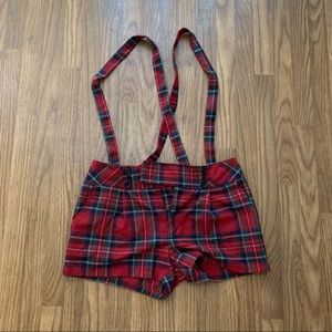 Checked overall short